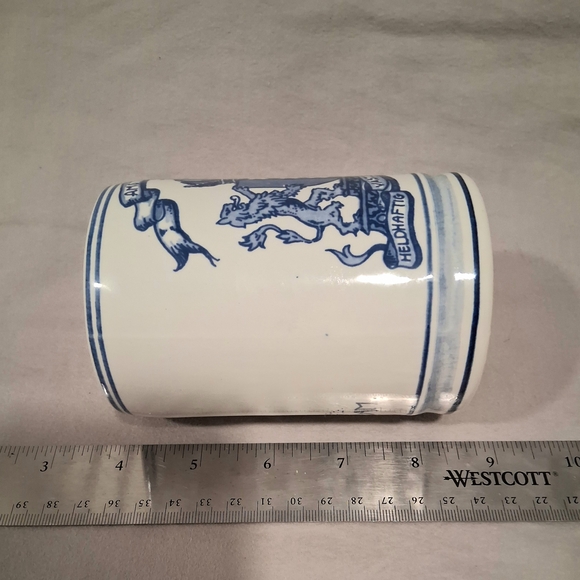 Amsterdam Delft Blue Hand-Painted Mug - Holland - #'443 - Amsterdam Motto - Picture 8 of 8